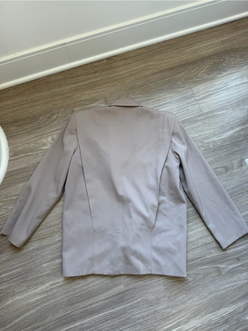 Christian Dior Vintage Double Breasted Blazer Jacket Tan Beige Sz 8 100% Wool